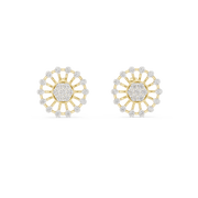 0.7 Lab Grown Diamond Earrings in 18kt Gold Vermeil
