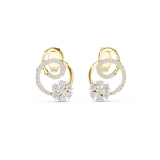 0.42 Lab Grown Diamond Earrings in 18kt Gold Vermeil