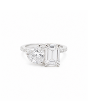 Norvella Aire Lab Diamond Toi Et Moi Ring