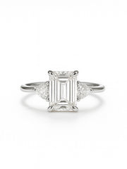 2.15ct Emerald Lab Diamond Ring - Fiona Diamonds - Fiona Diamonds