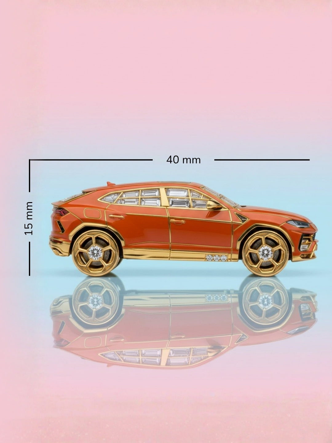 Lamborghini Urus Car Lab Diamond Brooch - Fiona Diamonds - Fiona Diamonds