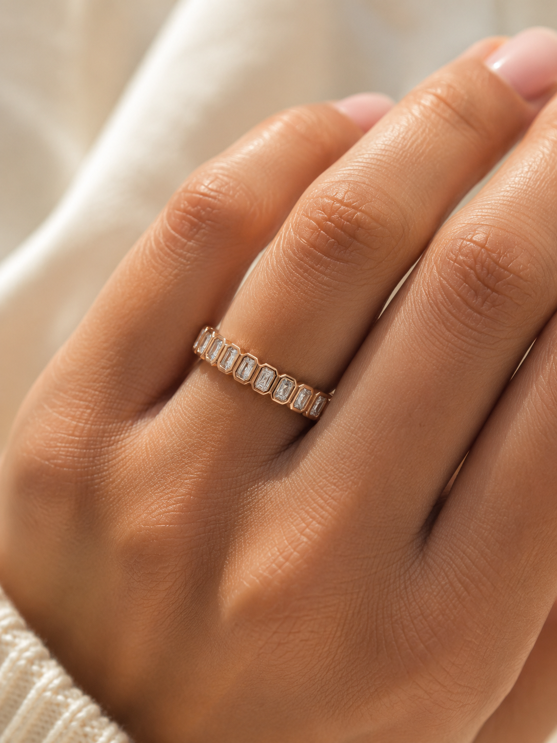 Drovyn Stell Lab Diamond Ring