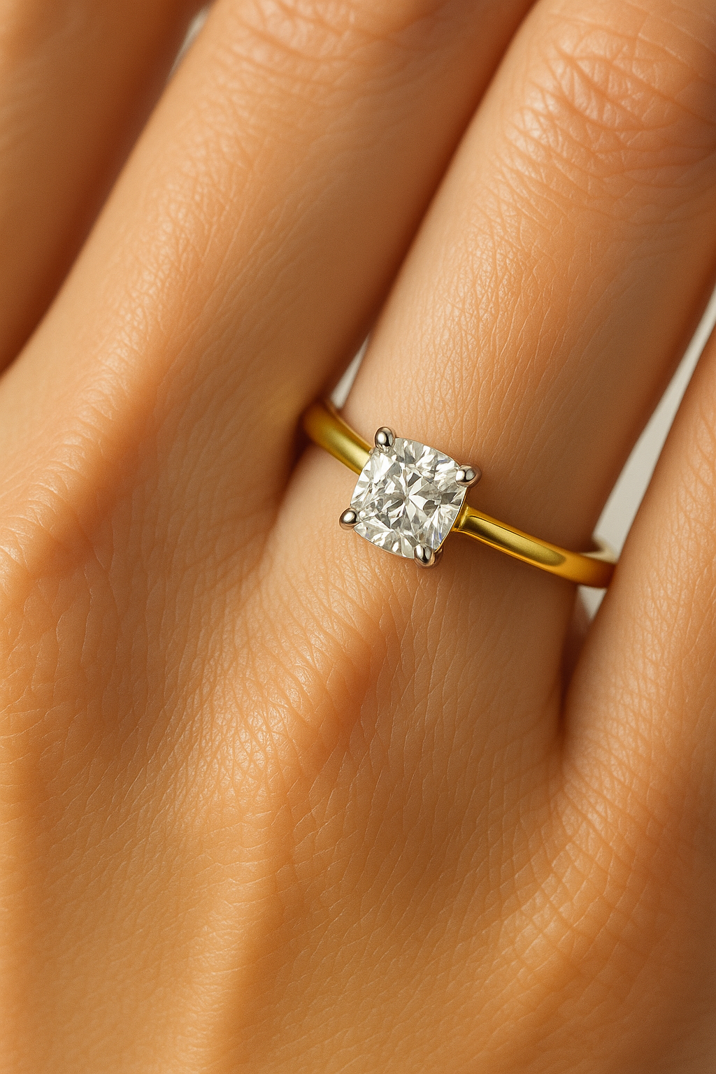 Cl?sica 60 Pointer Lab Grown Diamond Ring - Classic Elegance - Fiona Diamonds - Fiona Diamonds
