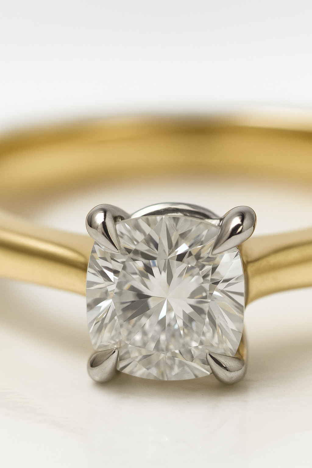 Cl?sica 60 Pointer Lab Grown Diamond Ring - Classic Elegance - Fiona Diamonds - Fiona Diamonds