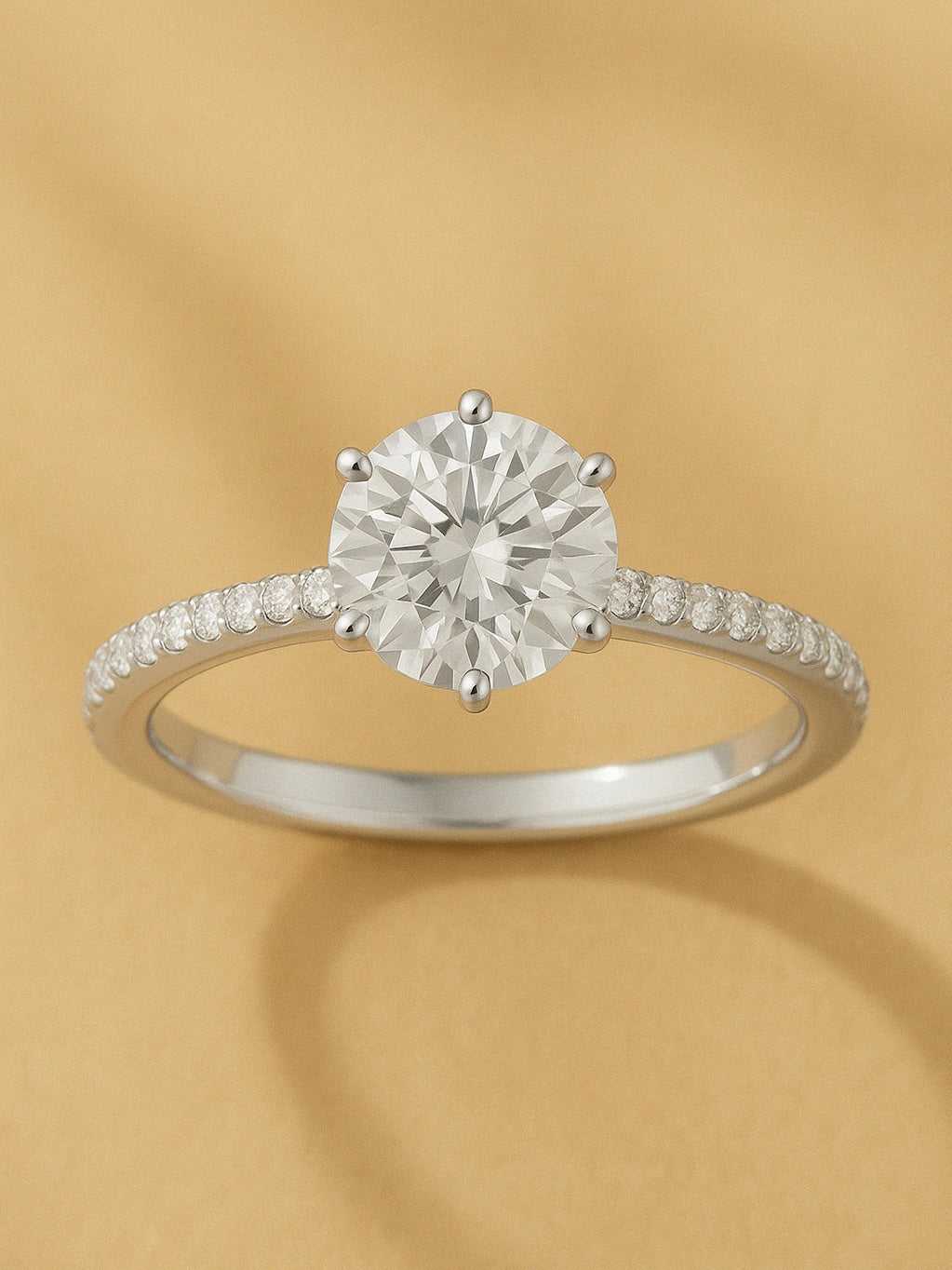 Voltaflare Lab Diamond Ring - Radiant & Classic - Fiona Diamonds - Fiona Diamonds