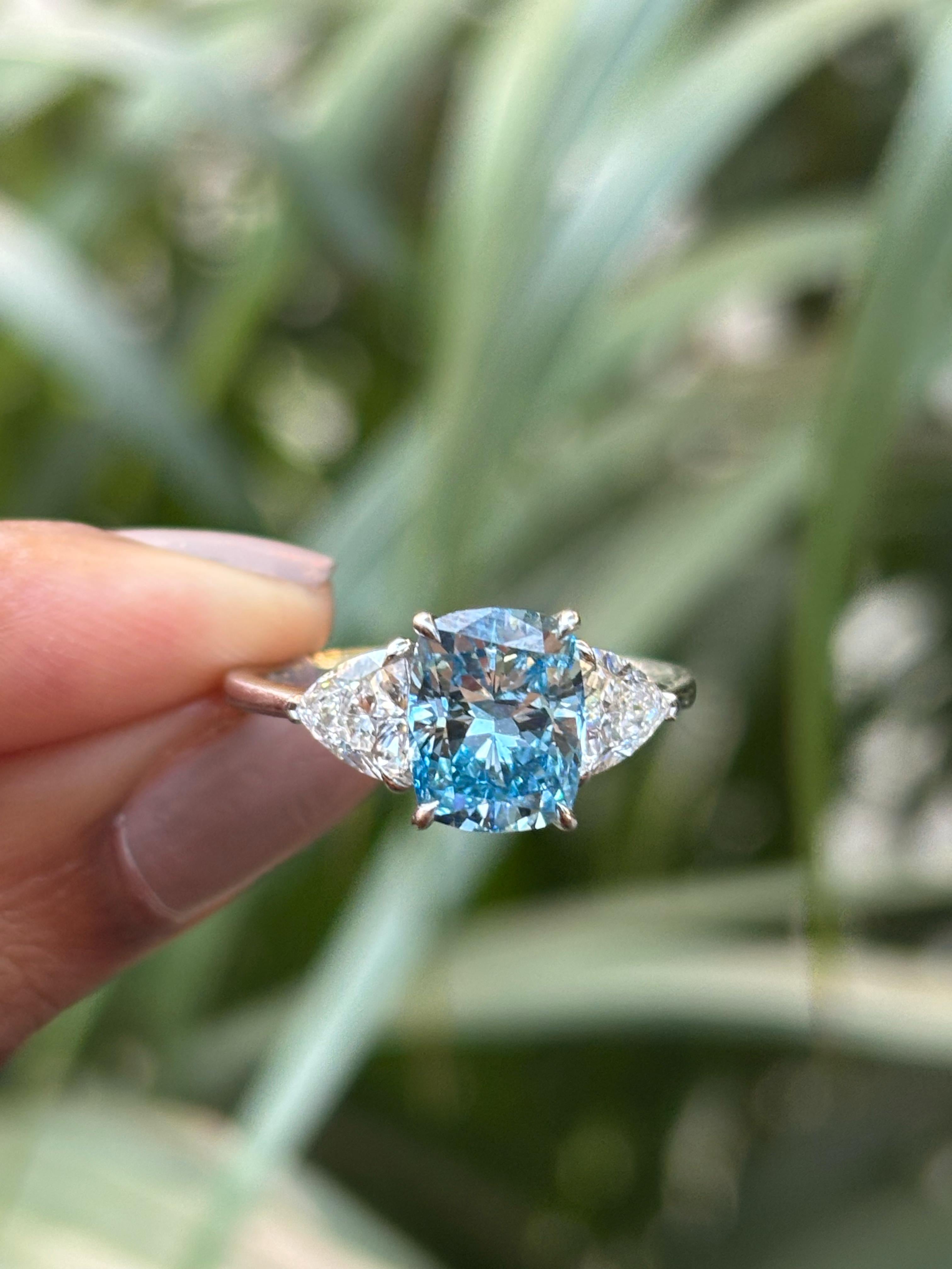 Brienne 2.11ct Lab Grown Diamond Ring – Elegant & Responsible - Fiona Diamonds - Fiona Diamonds