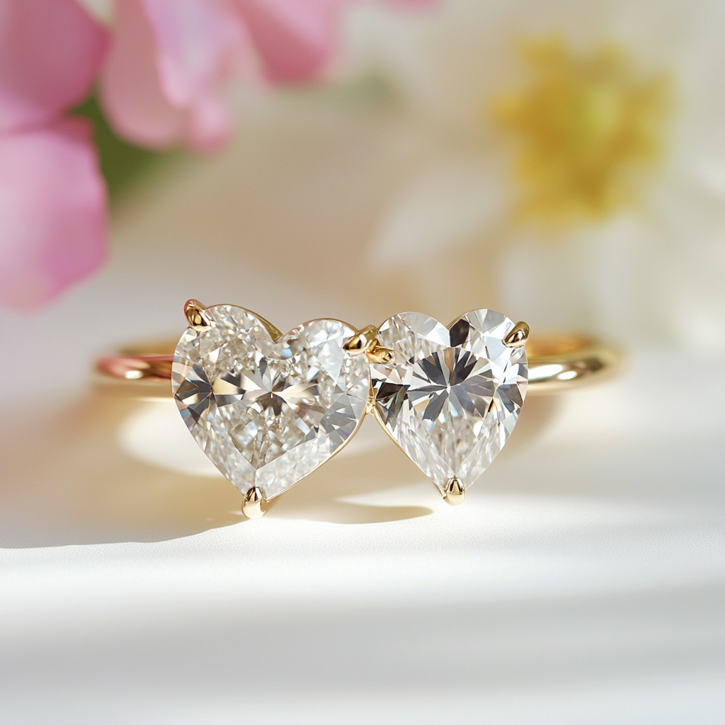 Zorienne Lab Diamond Toi et Moi Ring - Fiona Diamonds - Fiona Diamonds