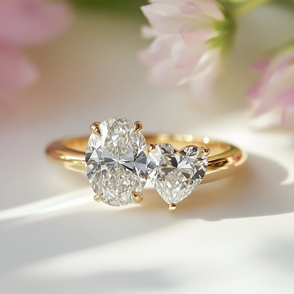 Xarilynn Lab Diamond Toi et Moi Ring - Fiona Diamonds - Fiona Diamonds