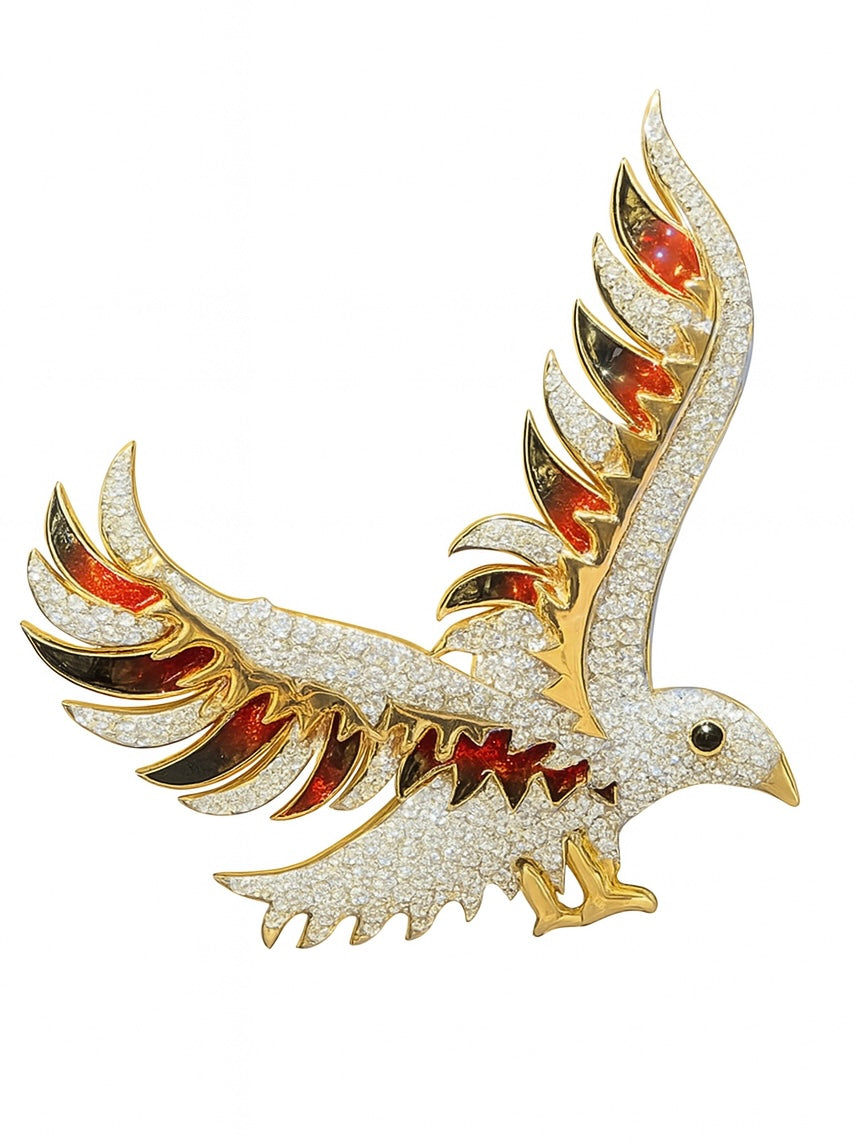 Eagle Lab Diamond Brooch – Grace Redefined - Fiona Diamonds - Fiona Diamonds