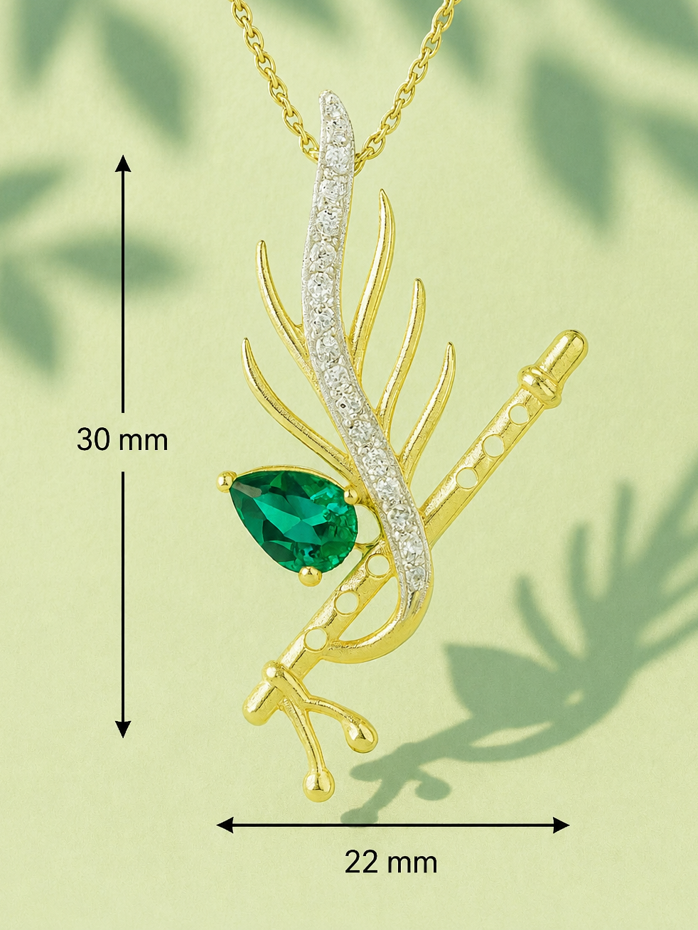 Vasudeva Nandan Lab Diamond Pendant