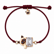 Kitty Charm Lab Diamond Rakhi