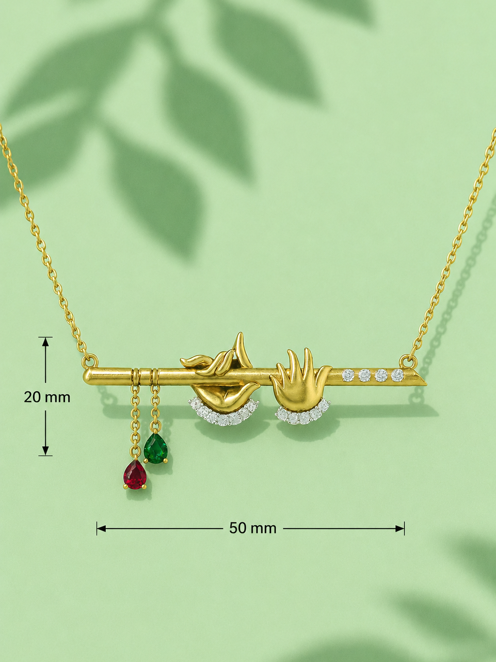 Madhava Hari Lab Diamond Pendant
