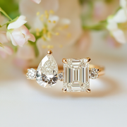 Ulionna Lab Diamond Toi et Moi Ring - Fiona Diamonds - Fiona Diamonds