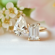 Sylvynna Lab Diamond Toi et Moi Ring - Fiona Diamonds - Fiona Diamonds