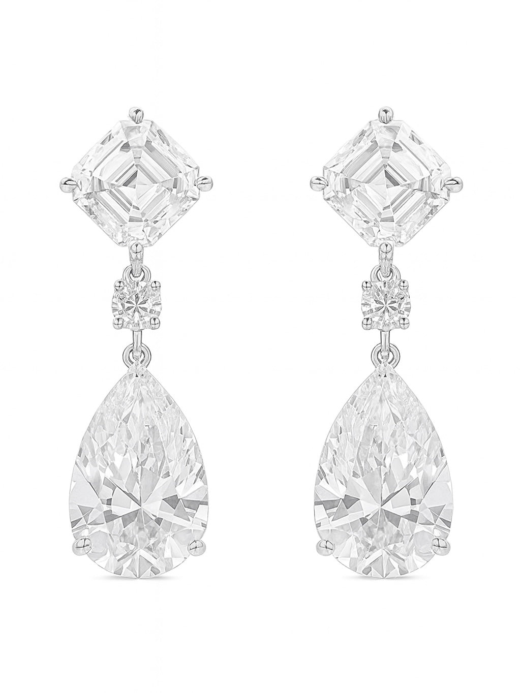 Rosy Ray Lab Diamond Earring - Fiona Diamonds - Fiona Diamonds