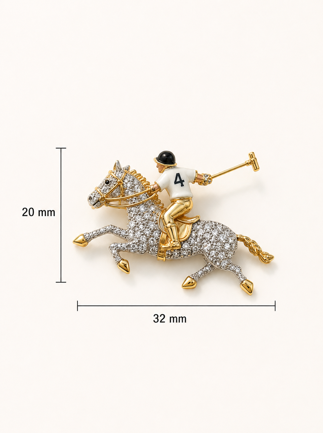 Polo Champion Lab Diamond Cufflink