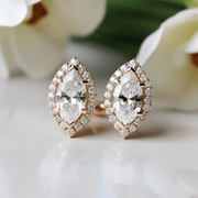Acesi 2ct Marquise Lab Diamond Earring - Fiona Diamonds - Fiona Diamonds