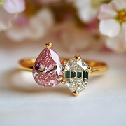 Helionna Lab Diamond Toi et Moi Ring - Fiona Diamonds - Fiona Diamonds