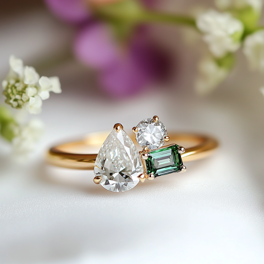 Faynelle Lab Diamond Toi et Moi Ring - Fiona Diamonds - Fiona Diamonds