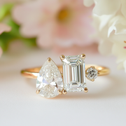 Elyssira Lab Diamond Toi et Moi Ring - Fiona Diamonds - Fiona Diamonds