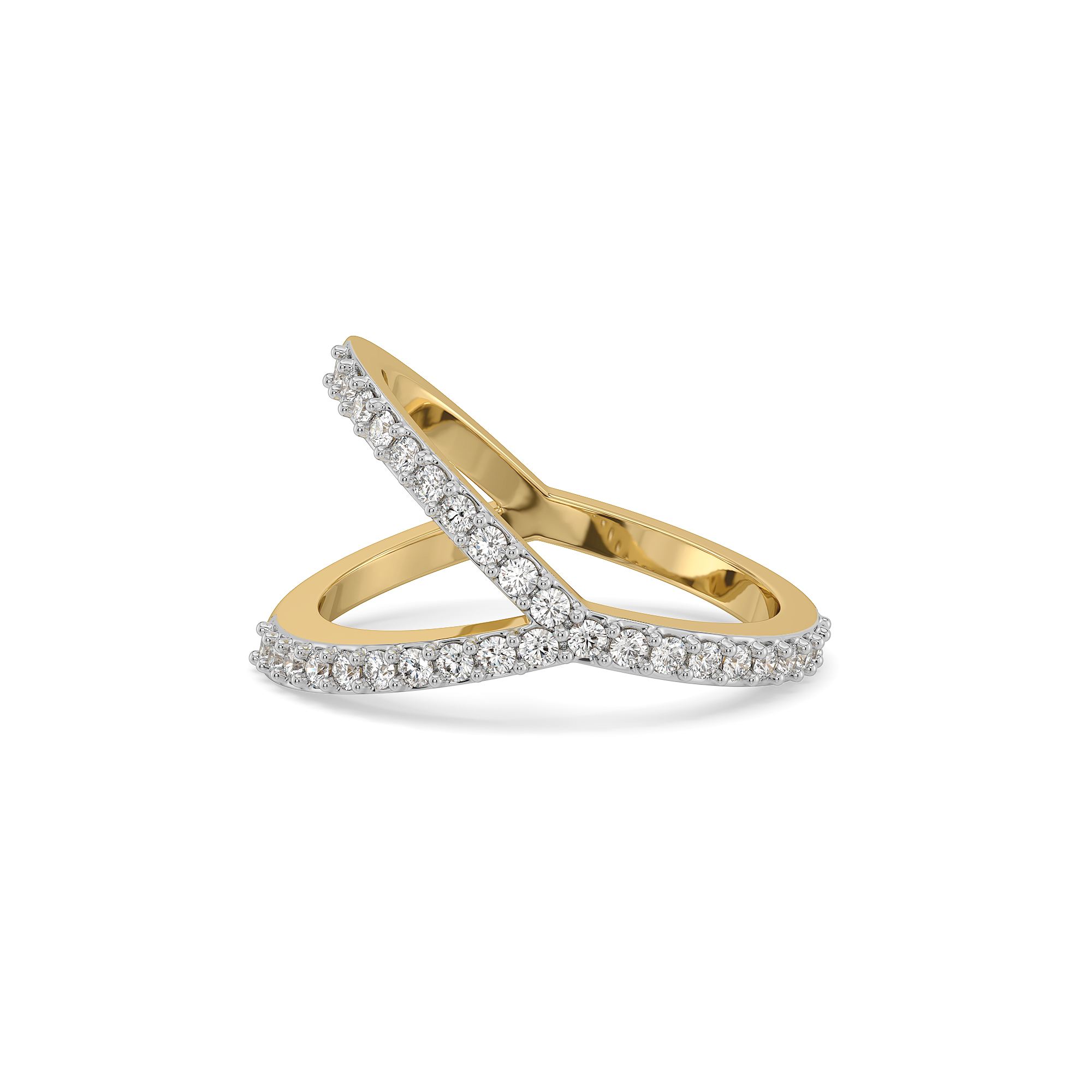 0.40ct Lab Grown Diamond Ring in 18kt Gold Vermeil - Fiona Diamonds - Fiona Diamonds