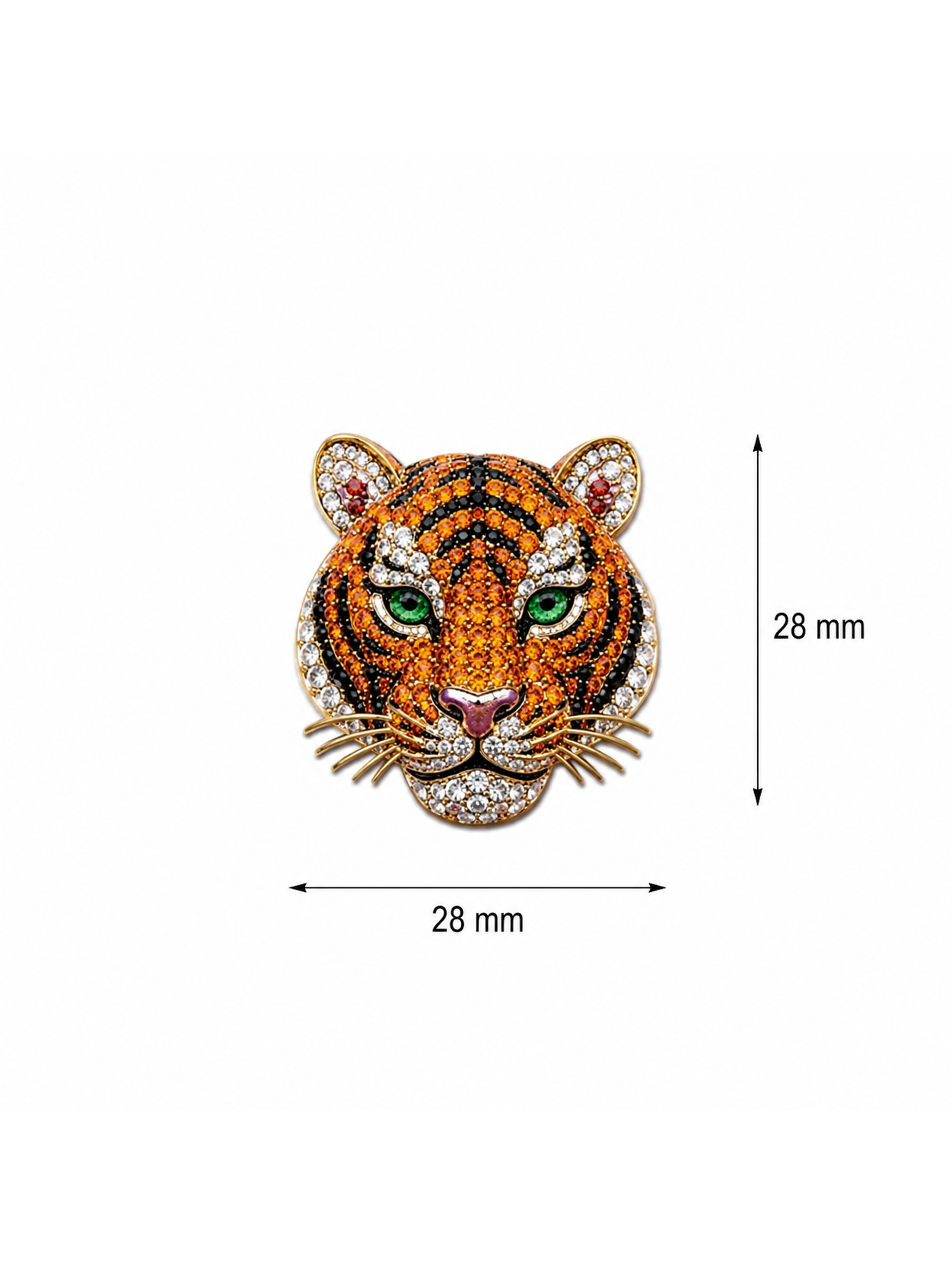 Tiger Crest Lab Diamond Buttons