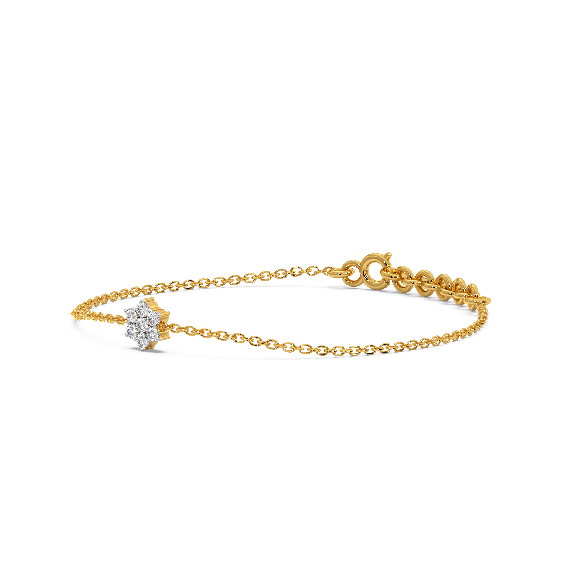 0.28ct Lab Grown Diamond Bracelet in 18kt Gold Vermeil - Fiona Diamonds - Fiona Diamonds