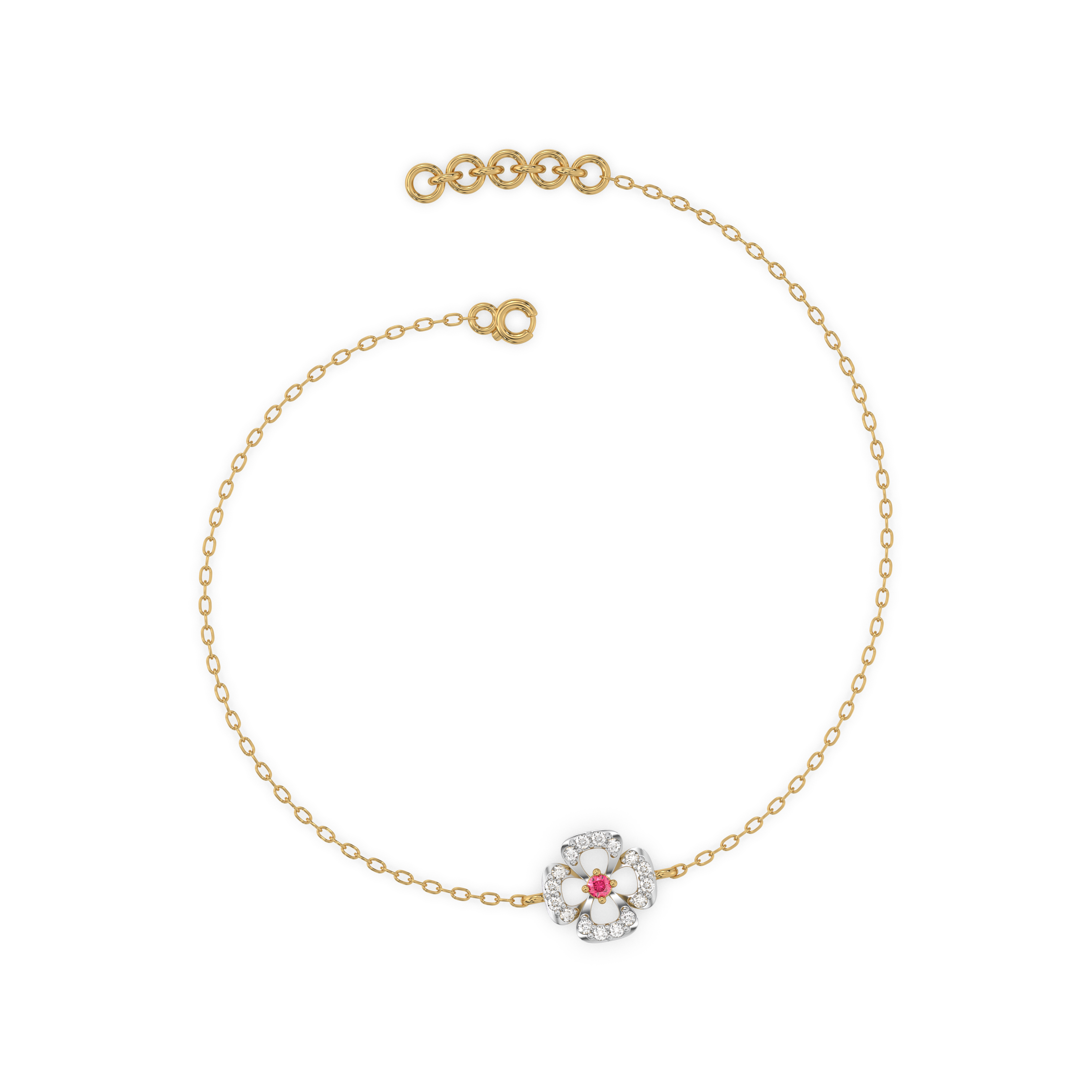 0.15ct Lab Grown Diamond Bracelet in 18kt Gold Vermeil - Fiona Diamonds - Fiona Diamonds