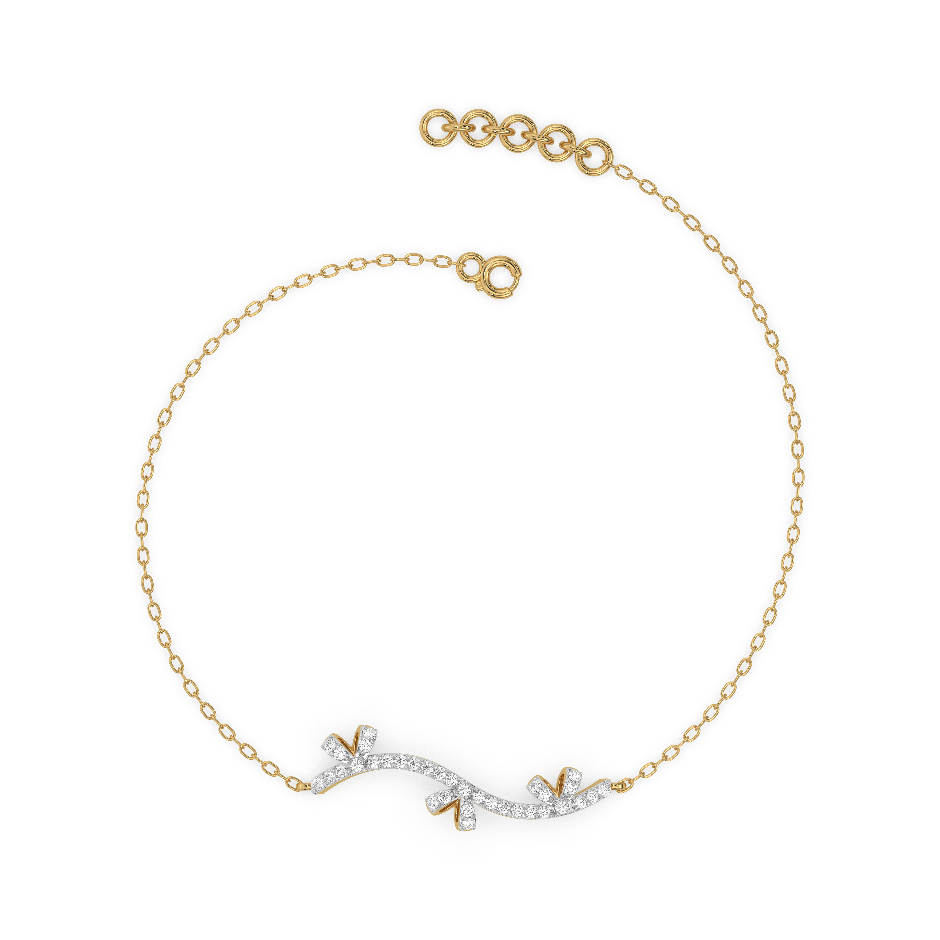 0.15ct Lab Grown Diamond Bracelet in 18kt Gold Vermeil - Fiona Diamonds - Fiona Diamonds