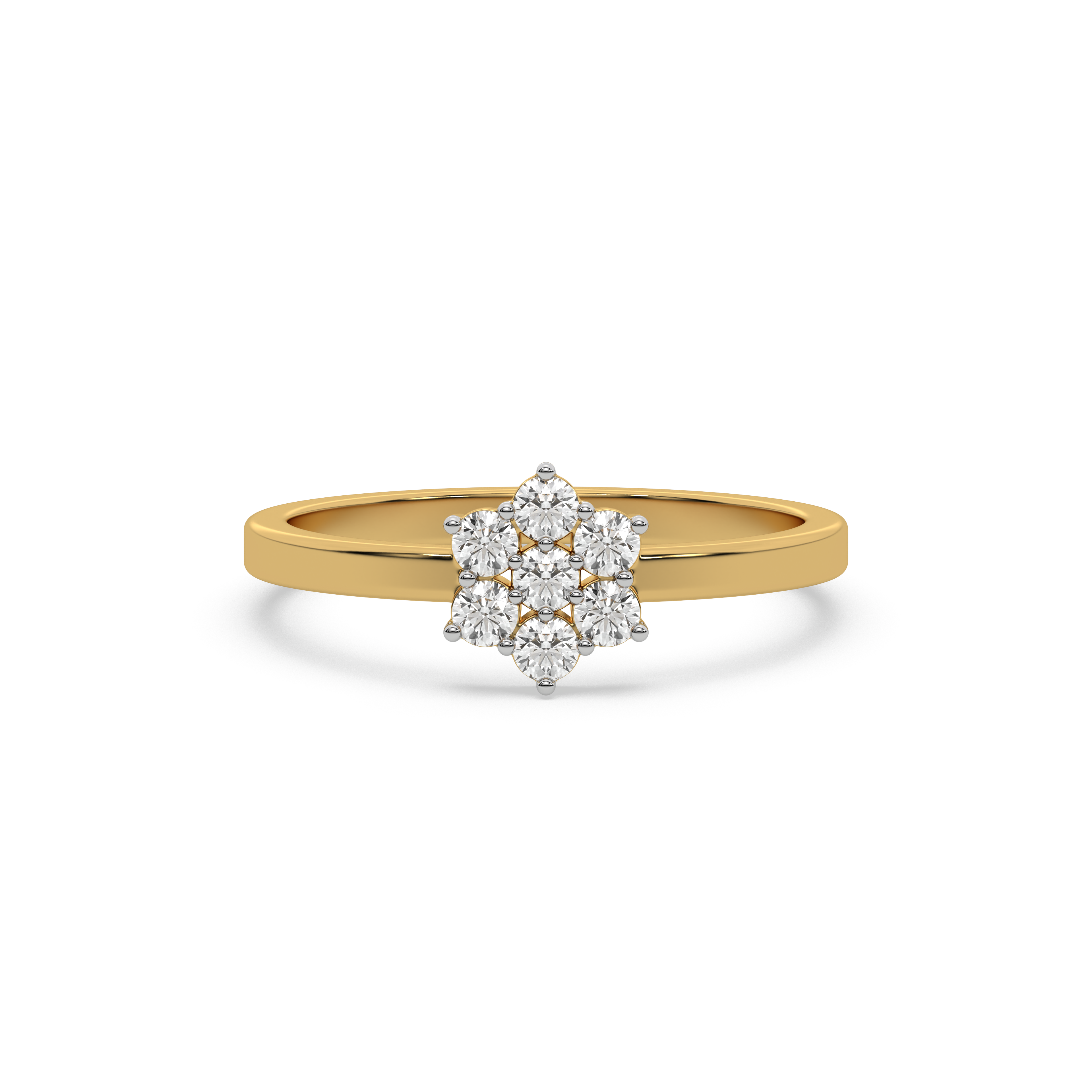 0.28ct Lab Grown Diamond Ring in 18kt Gold Vermeil - Fiona Diamonds - Fiona Diamonds