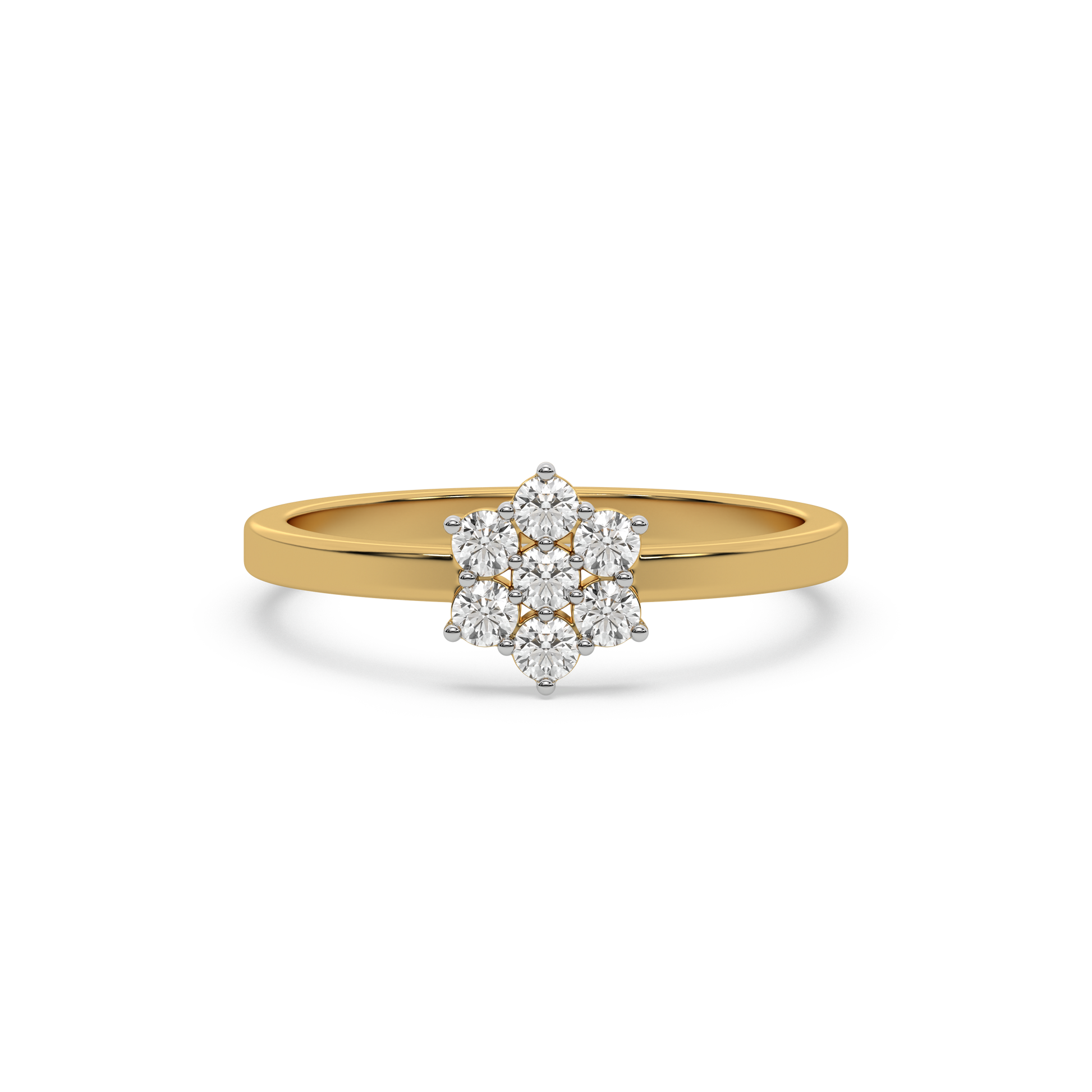 0.28ct Lab Grown Diamond Ring in 18kt Gold Vermeil - Fiona Diamonds - Fiona Diamonds