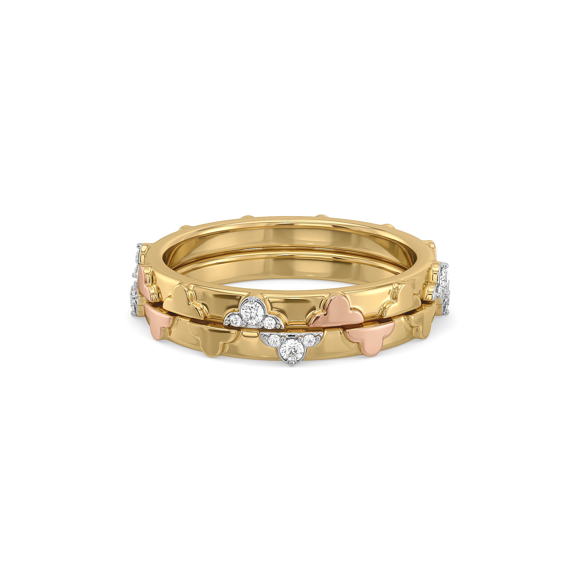 0.14ct Lab Grown Diamond Ring in 18kt Gold Vermeil - Fiona Diamonds - Fiona Diamonds