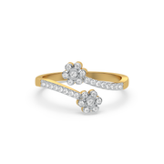 0.20ct Lab Grown Diamond Ring in 18kt Gold Vermeil - Fiona Diamonds - Fiona Diamonds