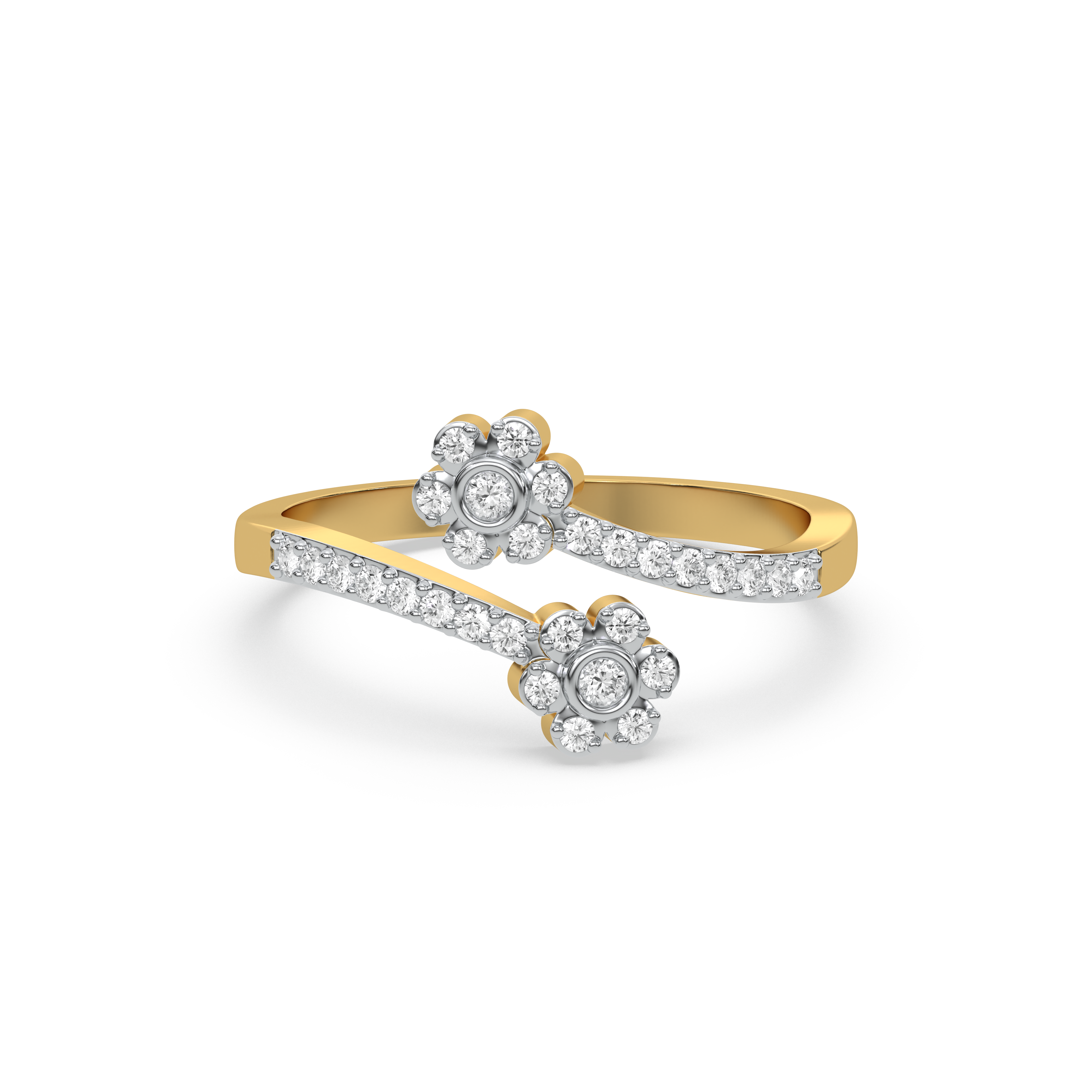 0.20ct Lab Grown Diamond Ring in 18kt Gold Vermeil - Fiona Diamonds - Fiona Diamonds
