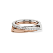 0.20ct Lab Grown Diamond Ring in 18kt Rose Gold Vermeil - Fiona Diamonds - Fiona Diamonds