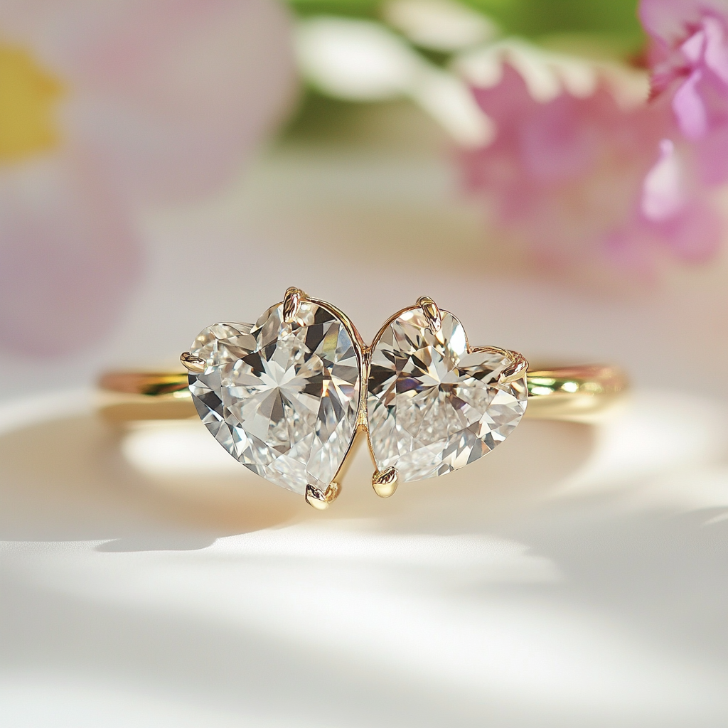 Brynnara Lab Diamond Toi et Moi Ring - Fiona Diamonds - Fiona Diamonds