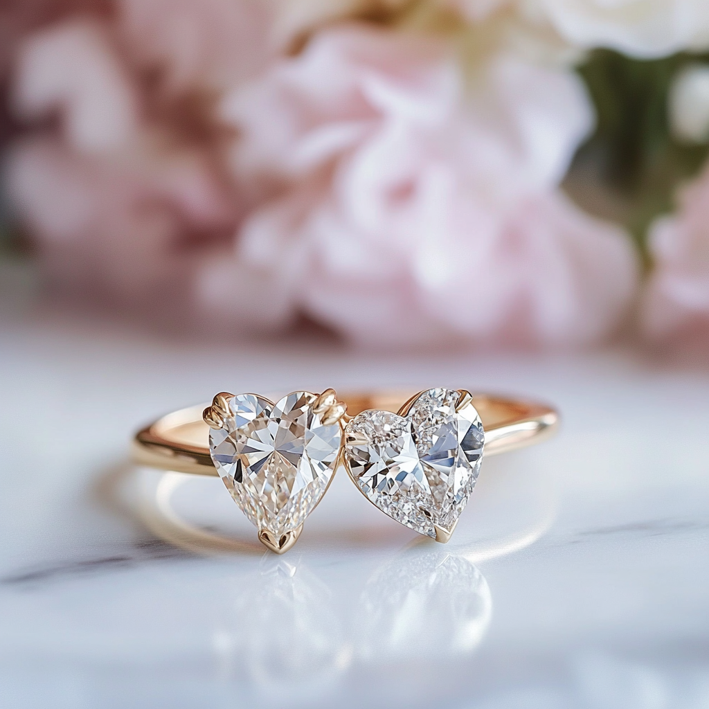 Zylenna Lab Diamond Toi et Moi Ring - Fiona Diamonds - Fiona Diamonds
