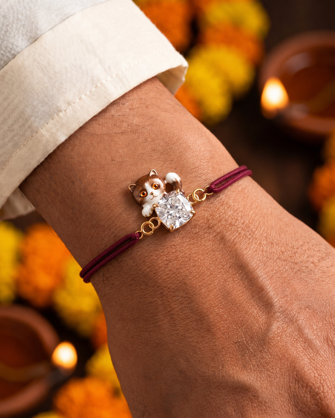 Whisker Love Lab Diamond Rakhi