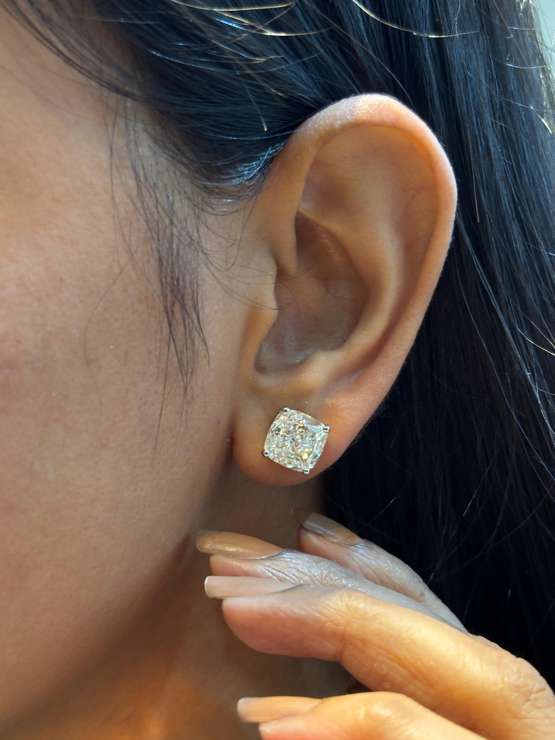 Norielle 4ct Lab Diamond Earring - Timeless Luxury - Fiona Diamonds - Fiona Diamonds