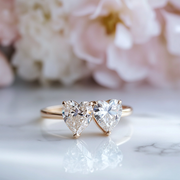 Kynessa Lab Diamond Toi et Moi Ring - Fiona Diamonds - Fiona Diamonds