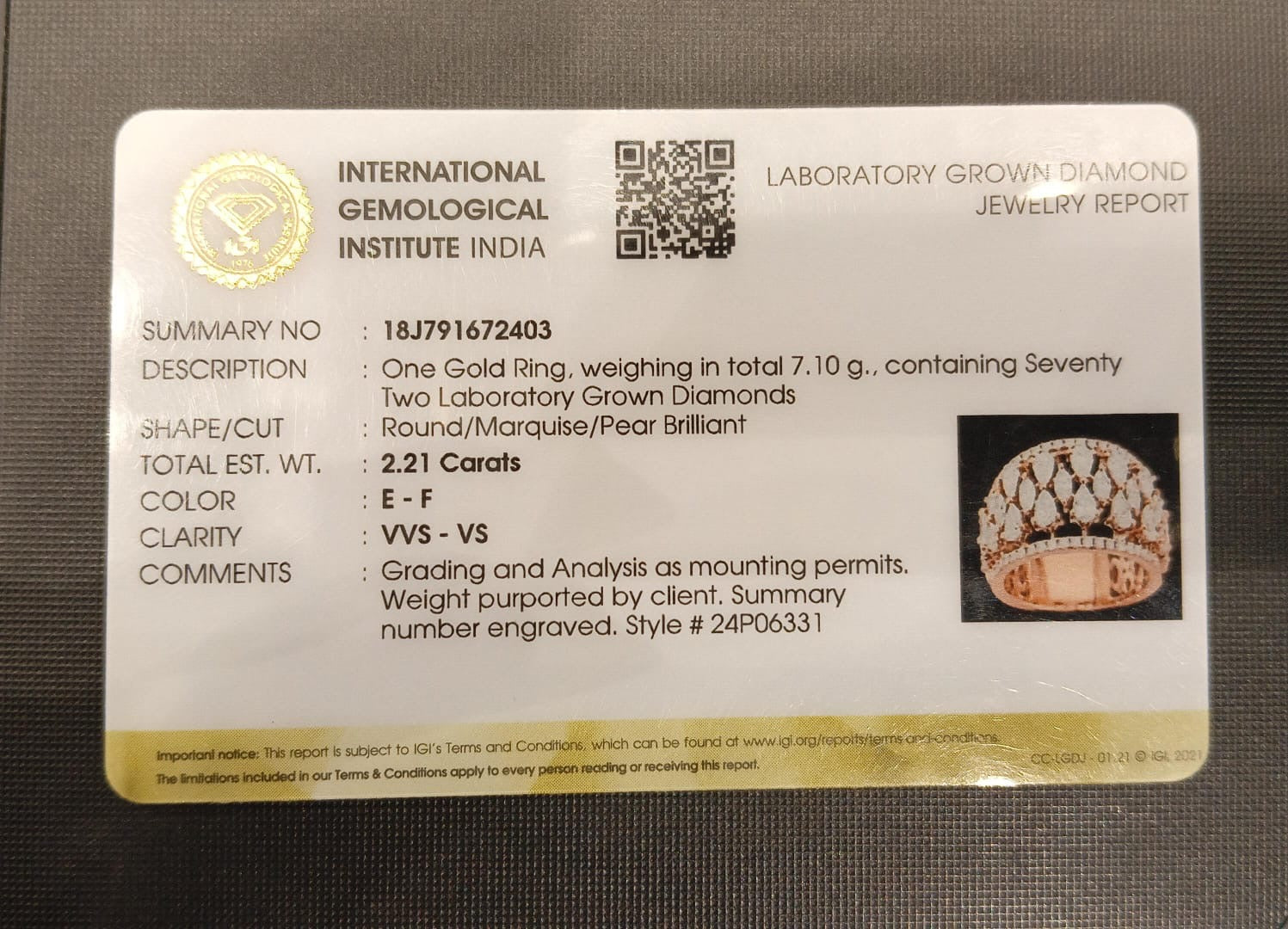 Deslumbrante Lab Grown Diamond Ring - Dazzling Elegance - Fiona Diamonds - Fiona Diamonds