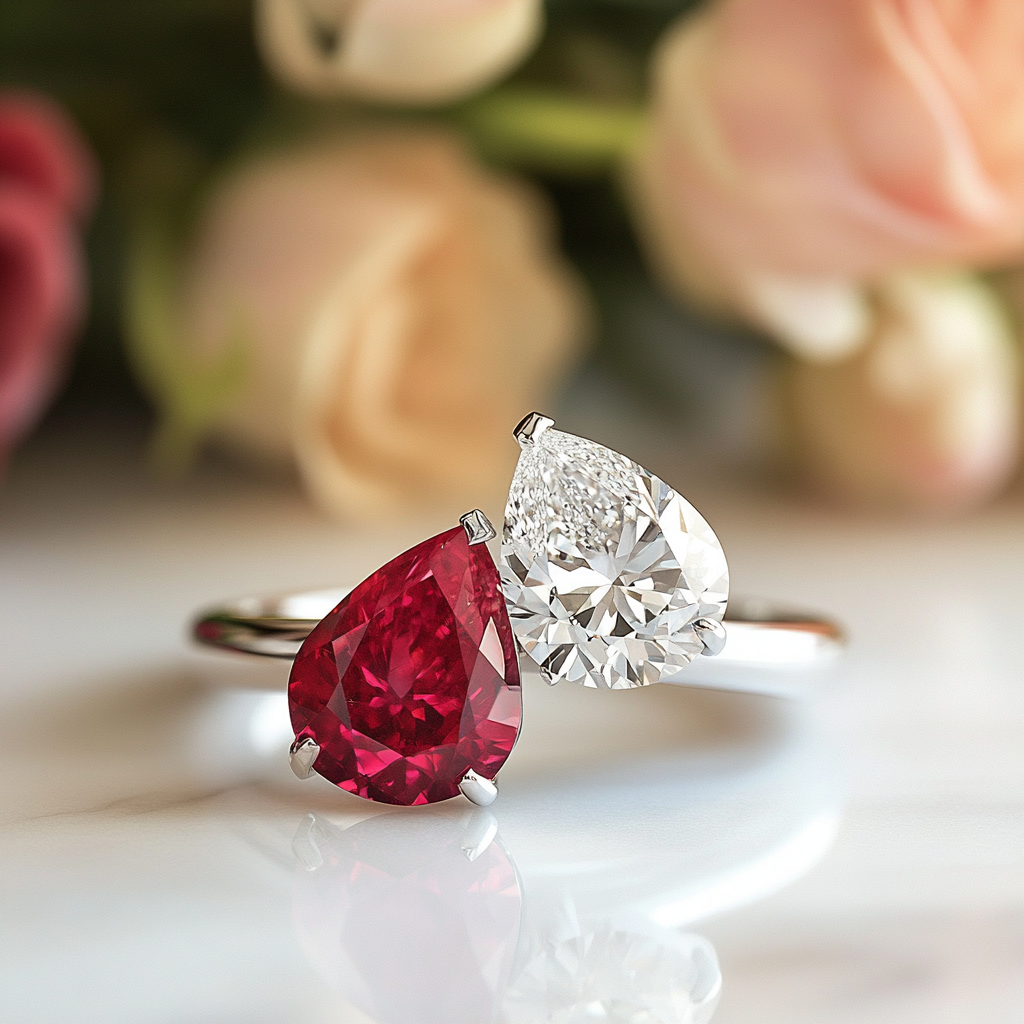 Isenora Lab Diamond Toi et Moi Ring - Fiona Diamonds - Fiona Diamonds