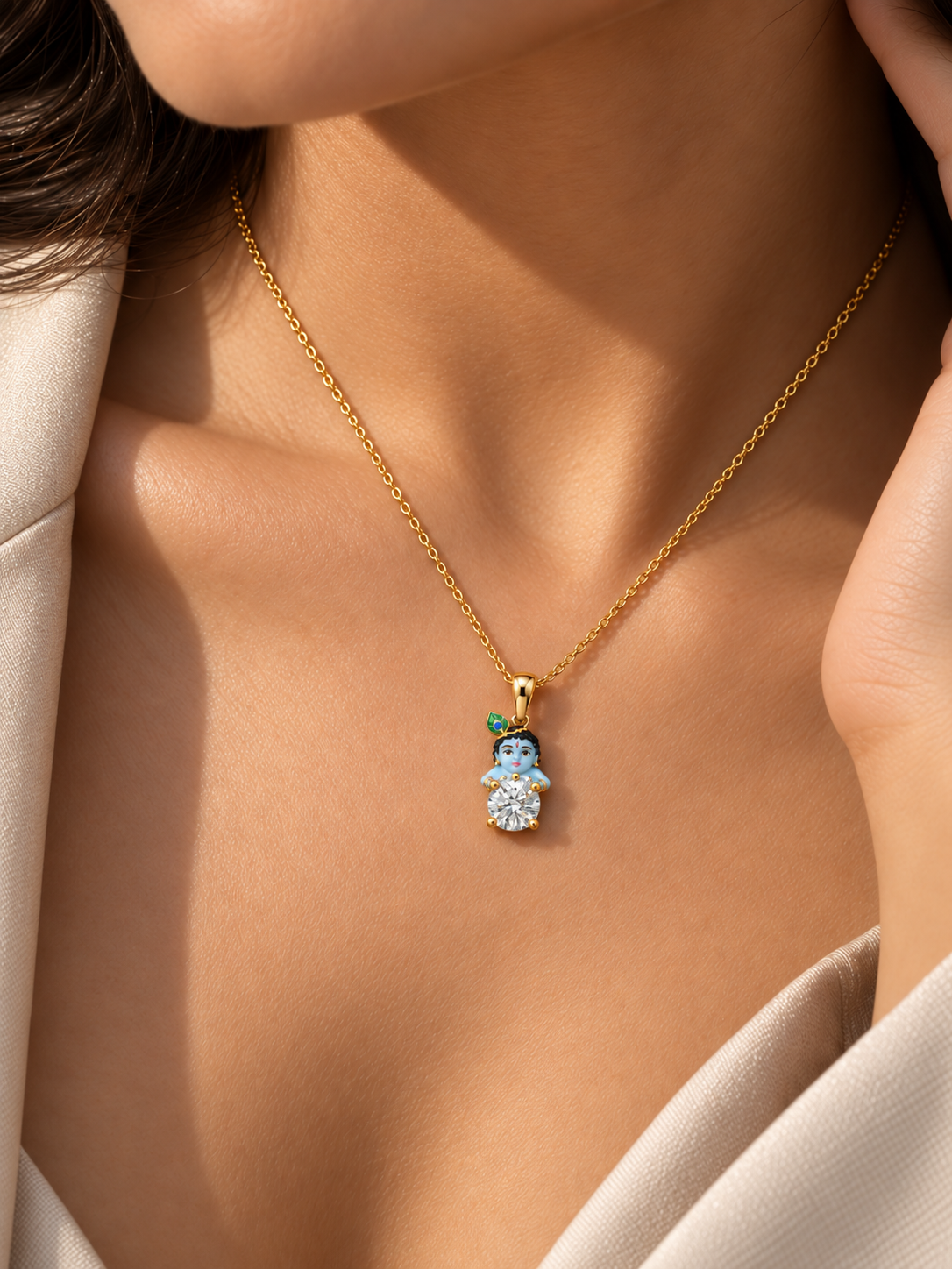 Hari Lab Diamond Pendant