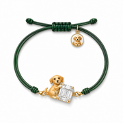 Puppy Cuddle Lab Diamond Rakhi