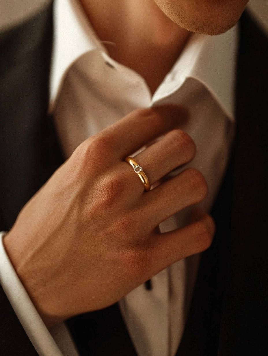 Bold Edge Lab Diamond Ring - Fiona Diamonds - Fiona Diamonds