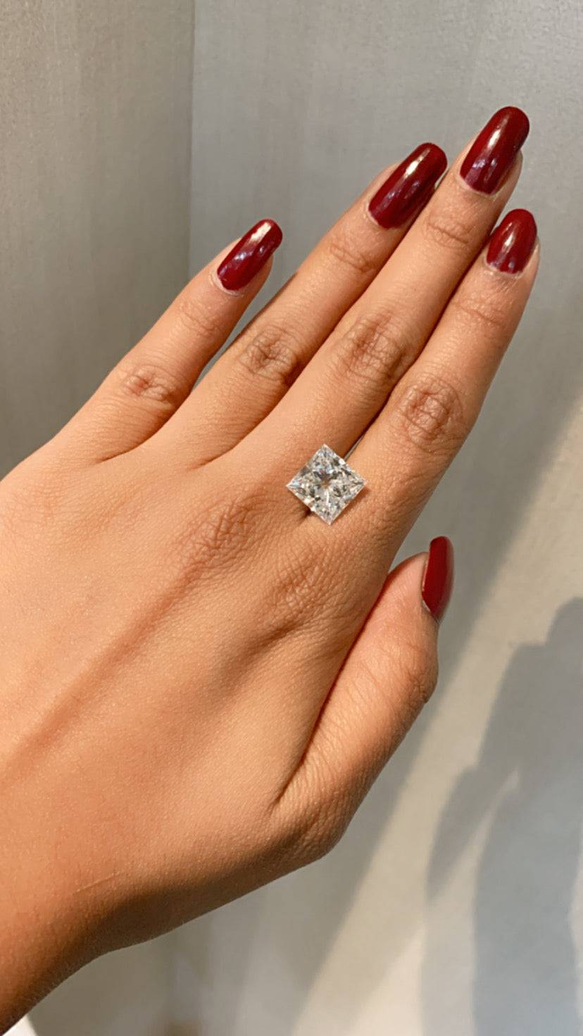 Princess 5ct G-VS1 Loose Lab Grown Diamond Solitaire - Fiona Diamonds - Fiona Diamonds