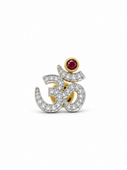 Divya Om Lab Diamond Stud Earring