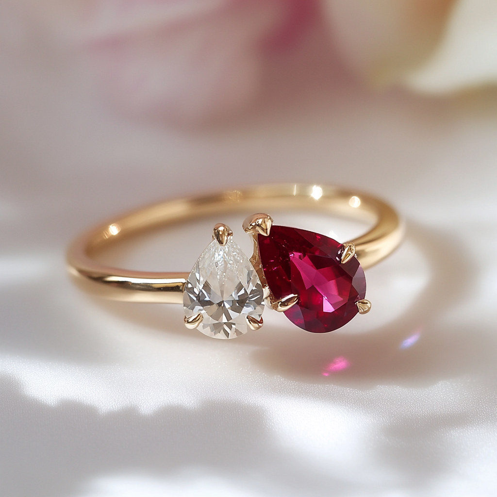 Zorynna Lab Diamond Toi et Moi Ring - Fiona Diamonds - Fiona Diamonds