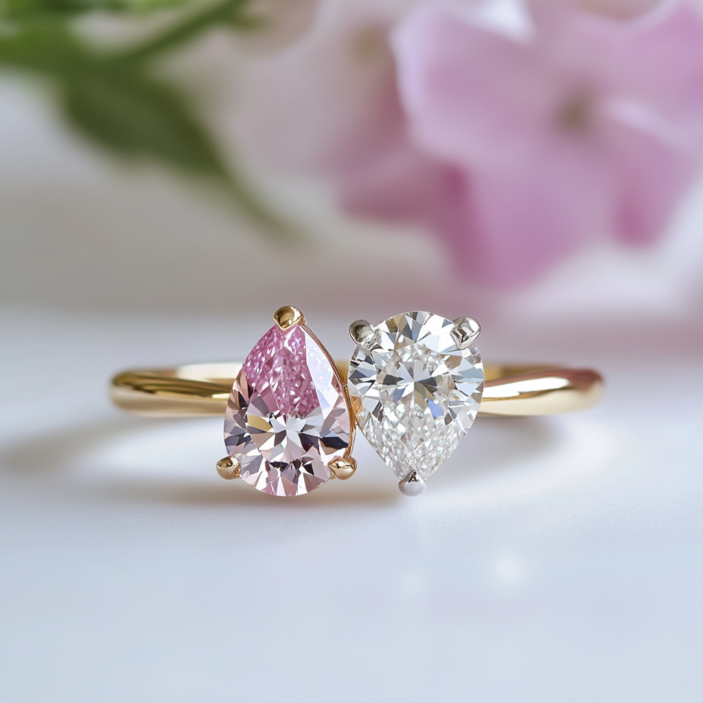 Xaralyn Lab Diamond Toi et Moi Ring - Fiona Diamonds - Fiona Diamonds