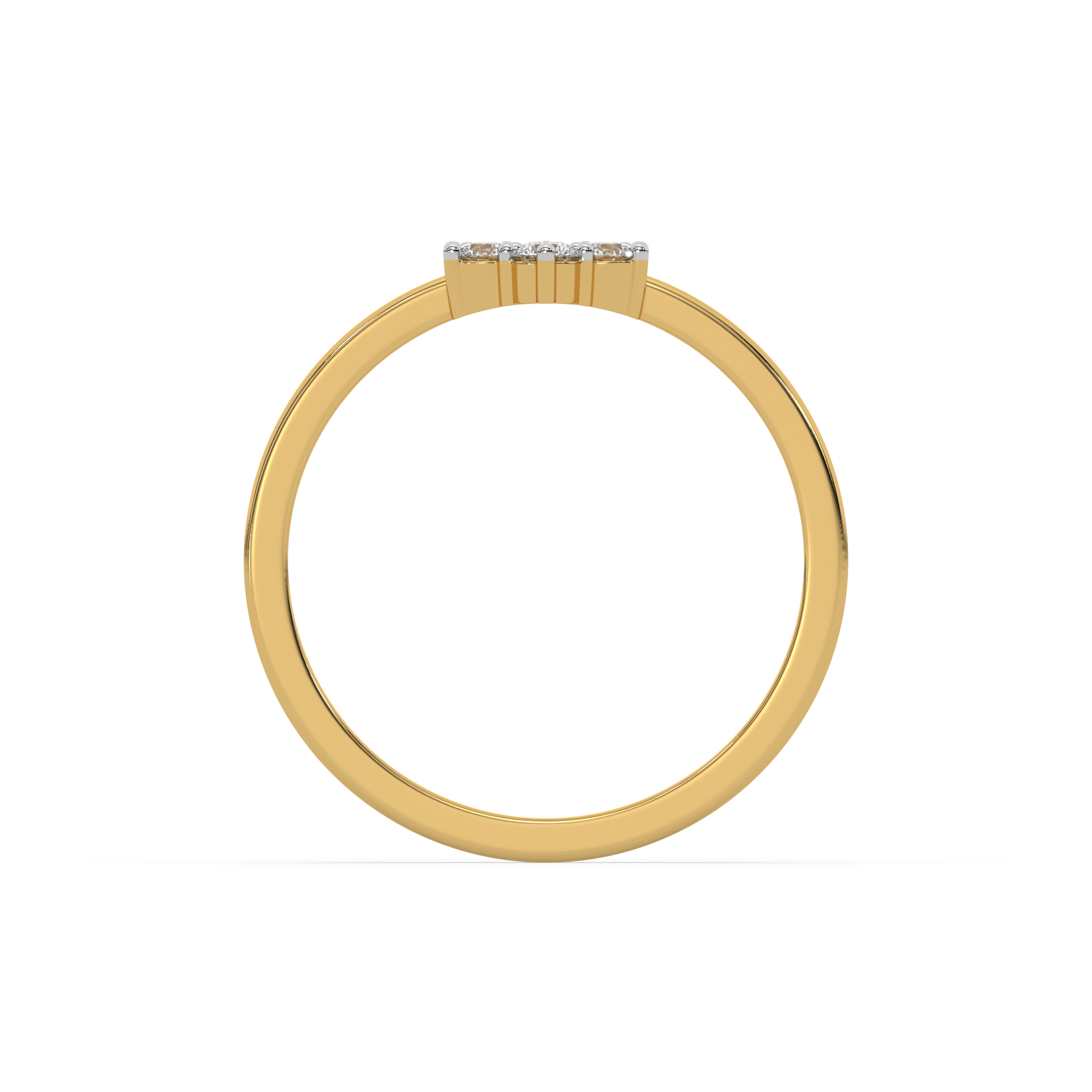 0.28ct Lab Grown Diamond Ring in 18kt Gold Vermeil - Fiona Diamonds - Fiona Diamonds